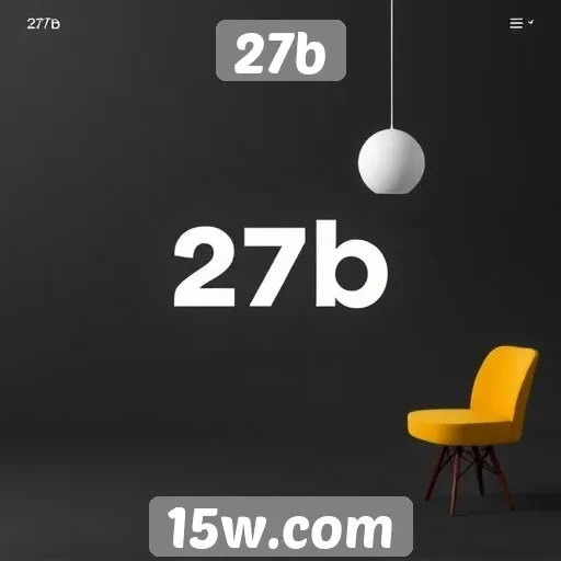 Tendências de design observadas no site 27b